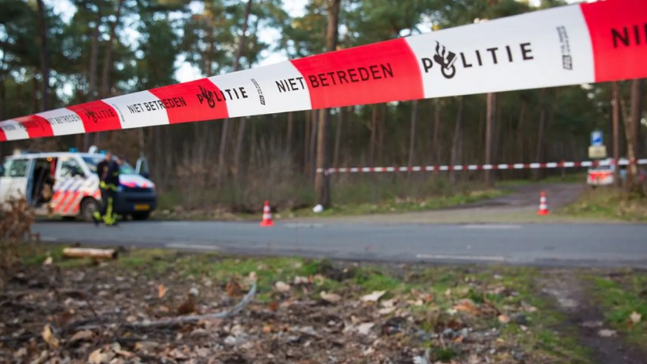 Afzetting bij het Zandenbos in Nunspeet